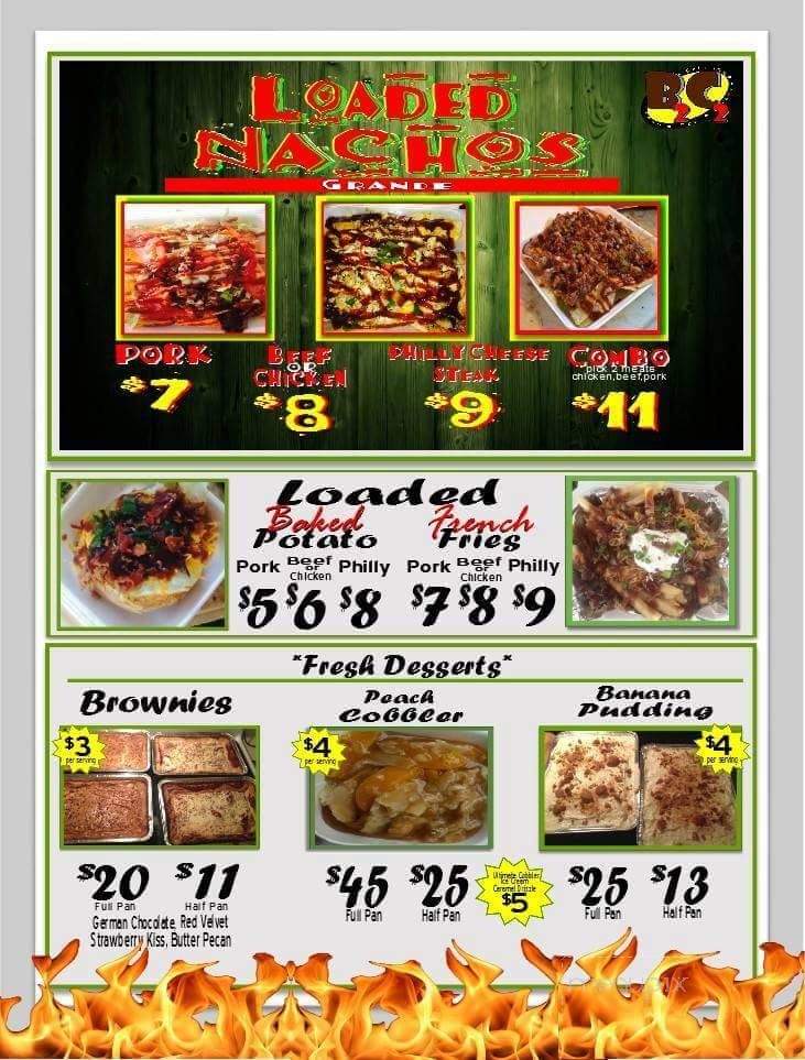 Briggs' BBQ Cooking & Catering - Pine Bluff, AR menu_pic