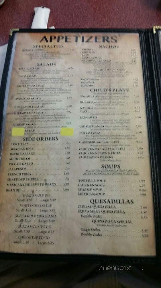Red Habanero - Camden, AR menu_pic