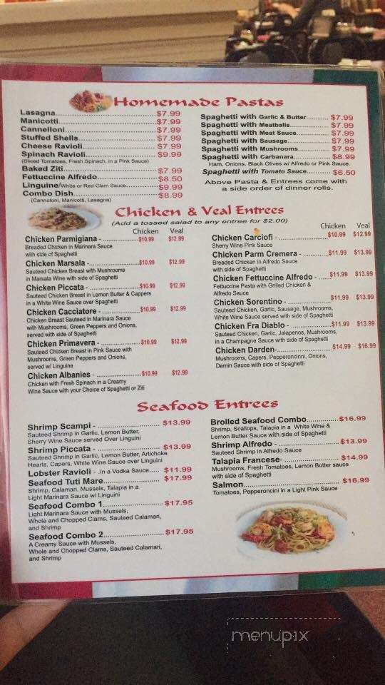 Two Brothers Italian - Magnolia, AR menu_pic