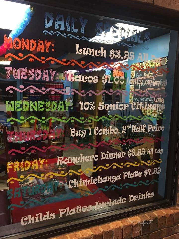Los Agaves 5 - Arkadelphia, AR menu_pic