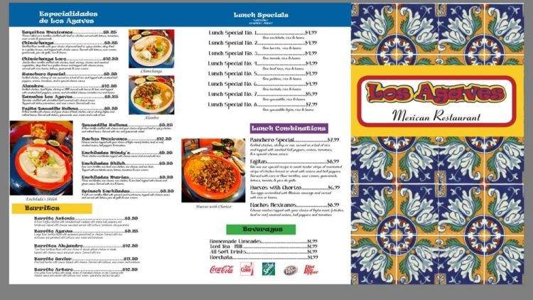 Los Agaves 6 - Caddo Valley, AR menu_pic