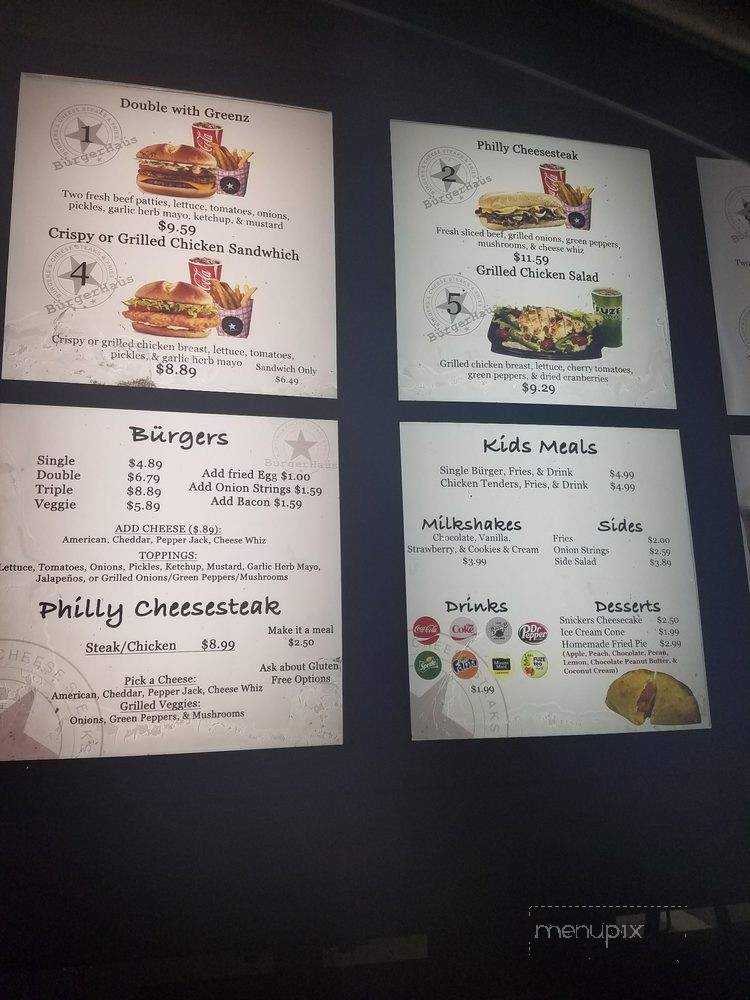 Star BurgerHaus - Fayetteville, AR menu_pic