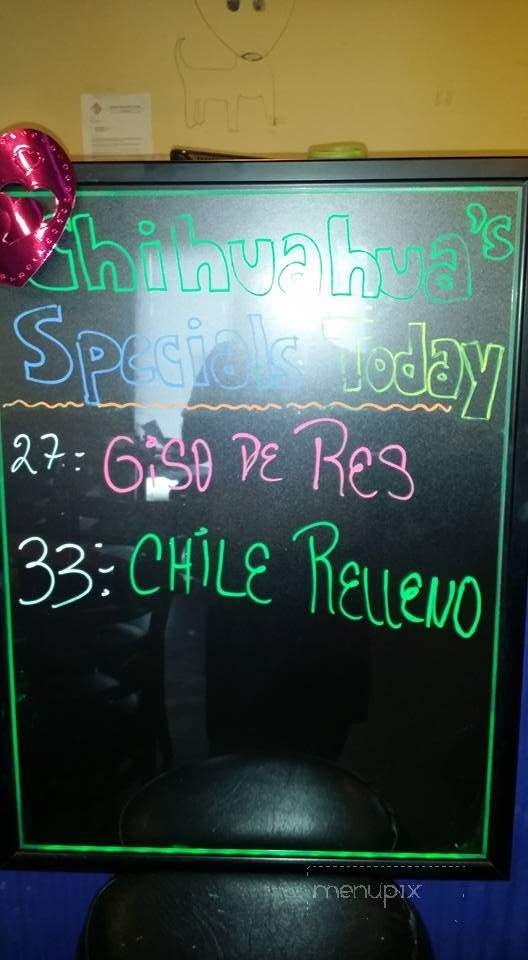 Chihuahuas Mexican Grill - West Fork, AR menu_pic