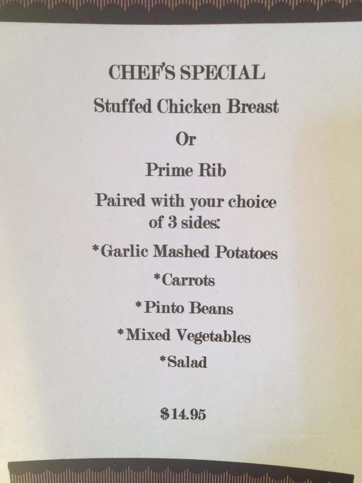Olivers - Van Buren, AR menu_pic