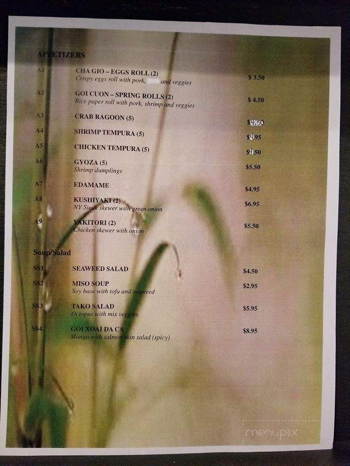 Pho Toan - Edmond, OK menu_pic