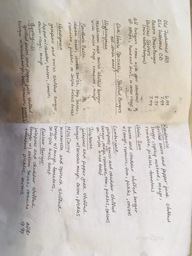 Outlaw Grill & Jerky Traders - Marlow, OK menu_pic