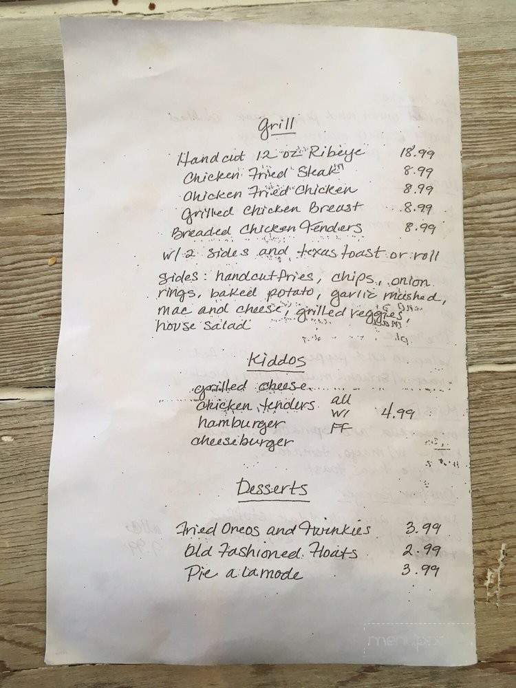 Outlaw Grill & Jerky Traders - Marlow, OK menu_pic
