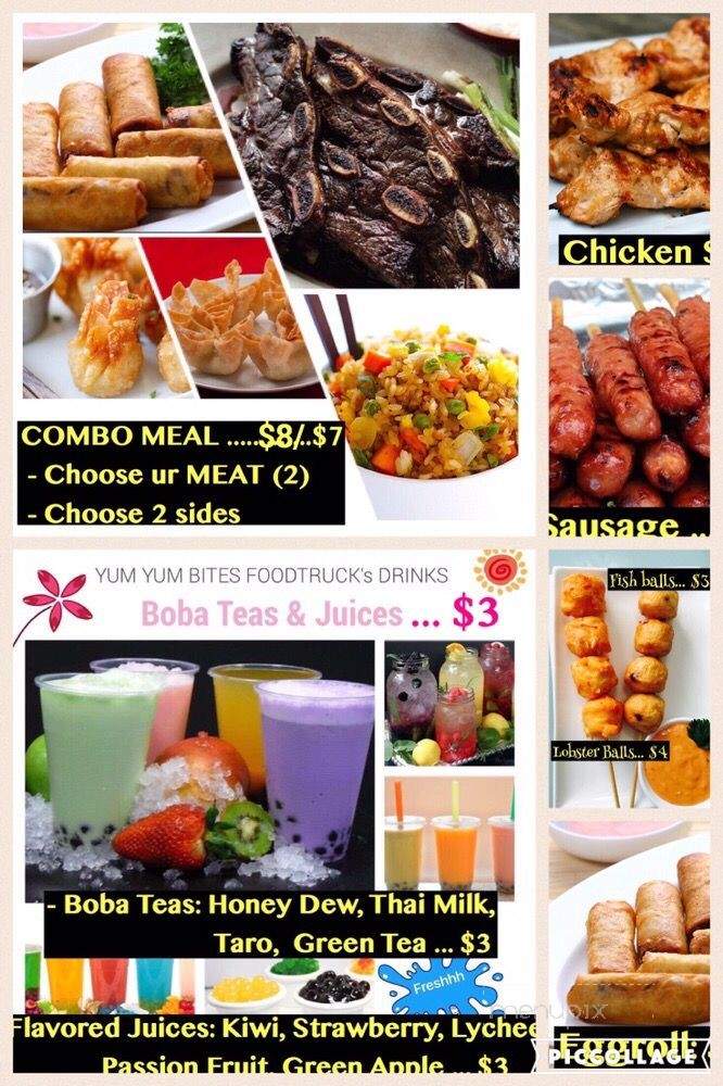 Yum Yum Bites FoodTruck - Oklahoma City, OK menu_pic