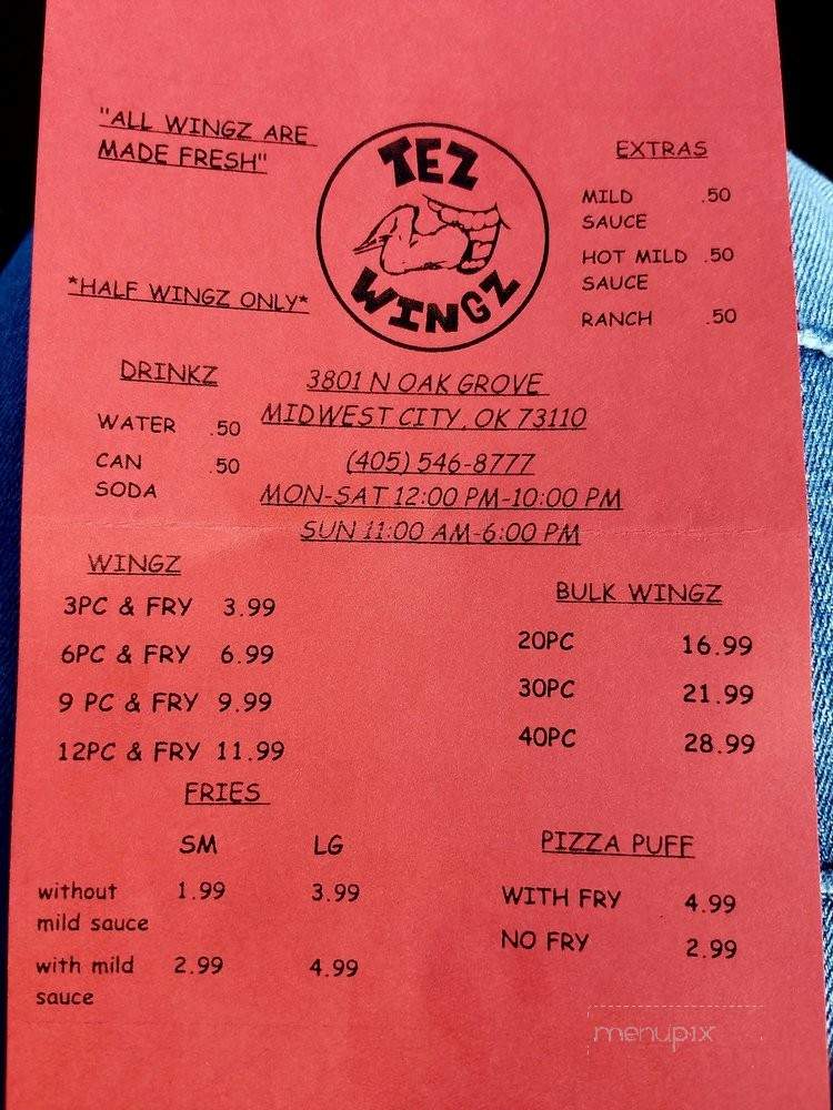 Emerald Restaurant and Lounge - Midwest City, OK menu_pic