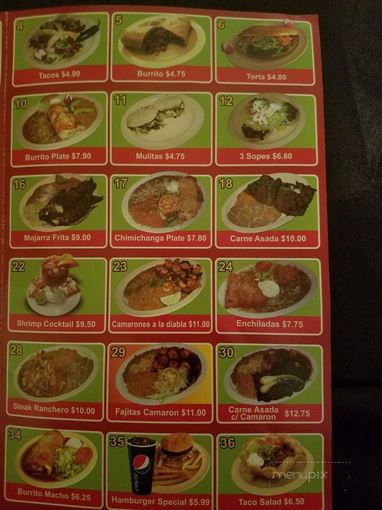 Taqueria Express - Oklahoma City, OK menu_pic