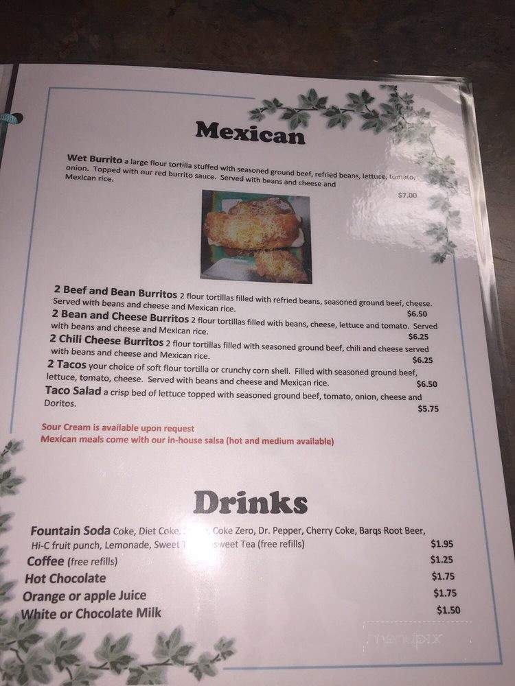 Ann's Home Cookin Cafe - Lawton, OK menu_pic