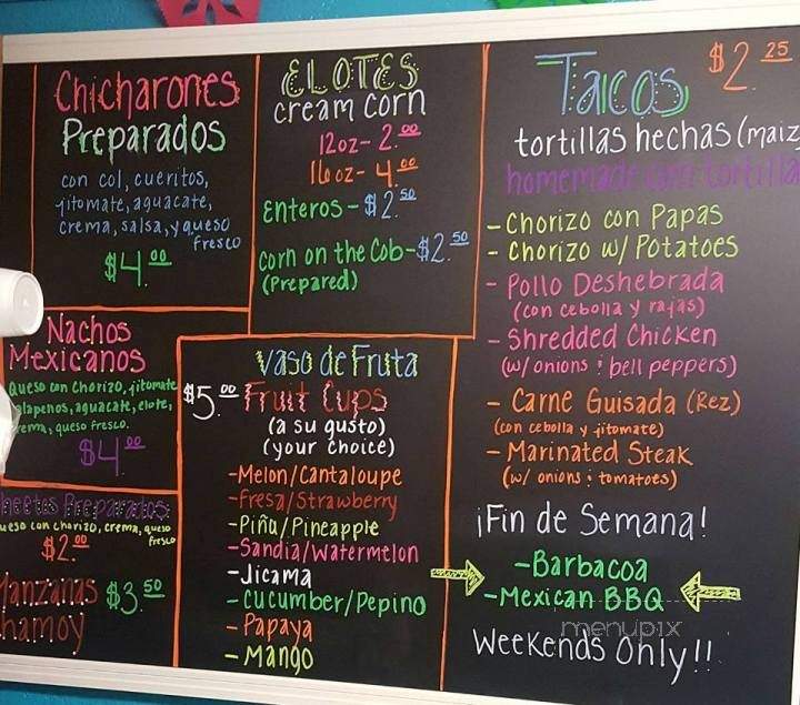 Estilo Jalisco - Altus, OK menu_pic