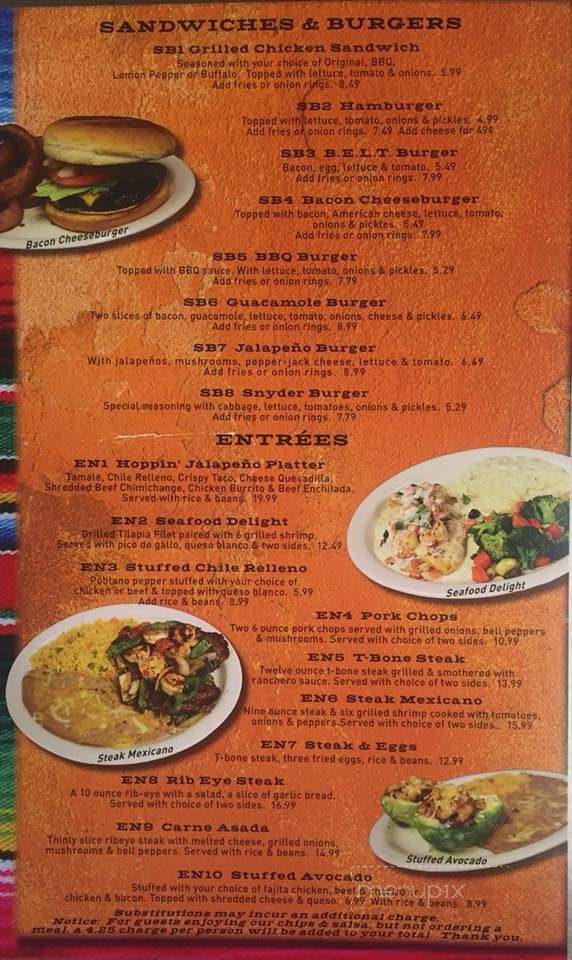 Hoppin Jalapeno - Snyder, OK menu_pic