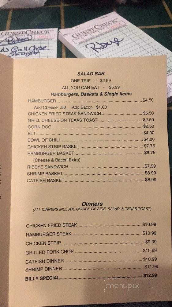81 Grill And Bar - Hennessey, OK menu_pic