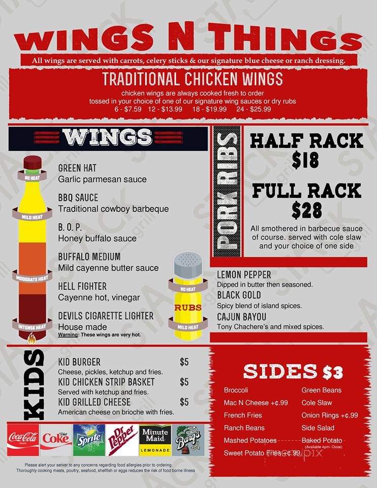 Stack Grill - Kingfisher, OK menu_pic