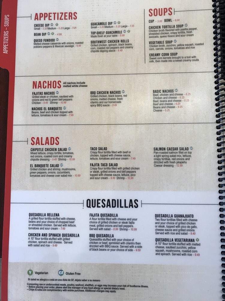 Itza Mexican Bistro - Skiatook, OK menu_pic