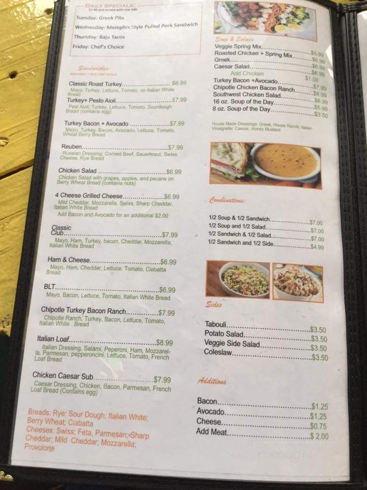 918 Bistro & Sports Bar - Stroud, OK menu_pic