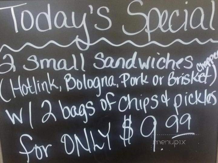 Harvey Q's - Henryetta, OK menu_pic