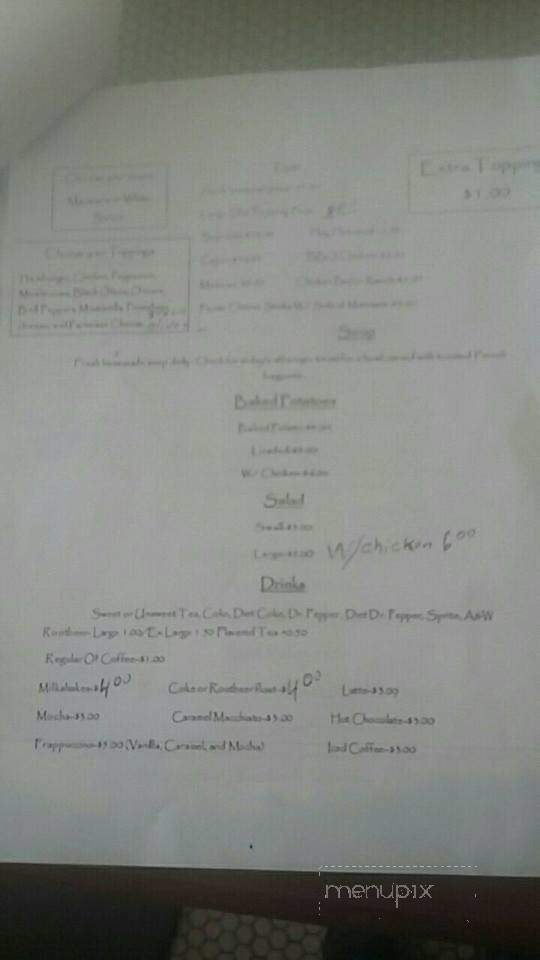 The Huckleberry Cafe - Broken Bow, OK menu_pic