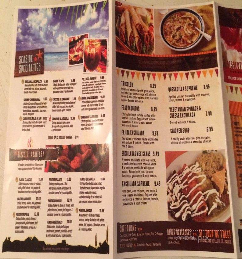 El Jimador - Tecumseh, OK menu_pic