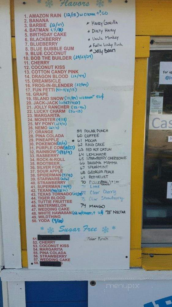 Hairy Gorilla - Celina, TX menu_pic
