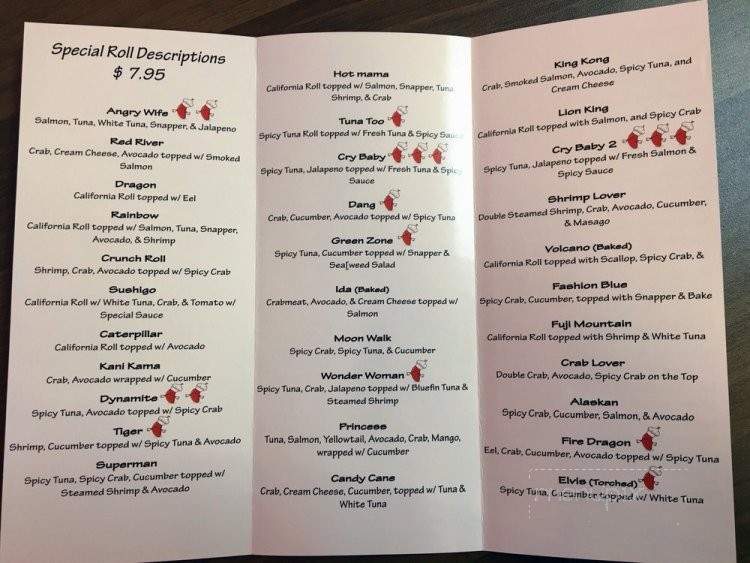 Sushi Go - Frisco, TX menu_pic