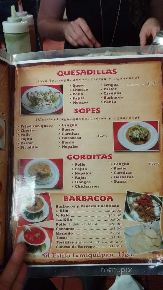 Hermanos Cruz Barbacoa - Garland, TX menu_pic