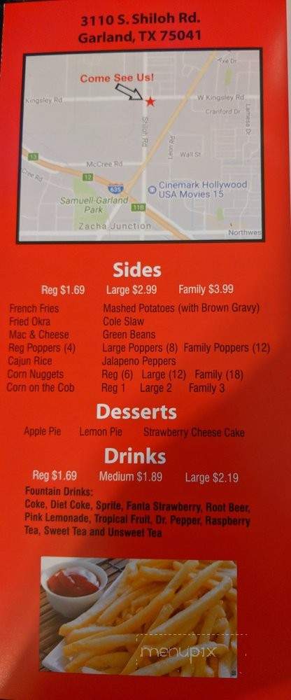 Legit Chicken - Garland, TX menu_pic