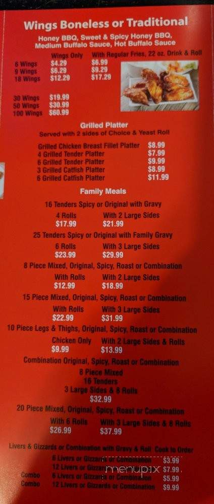Legit Chicken - Garland, TX menu_pic