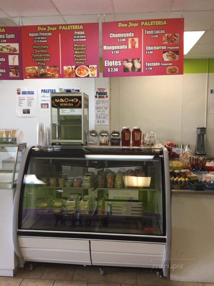 Don Jose Paleteria - Garland, TX menu_pic