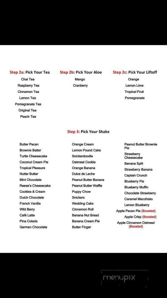 Nutrition With A Twist - Garland, TX menu_pic