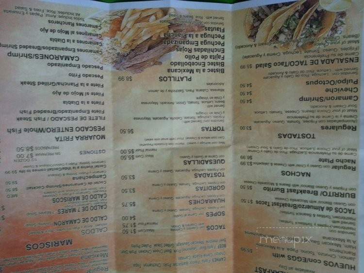 Las 3 Islas - Grand Prairie, TX menu_pic