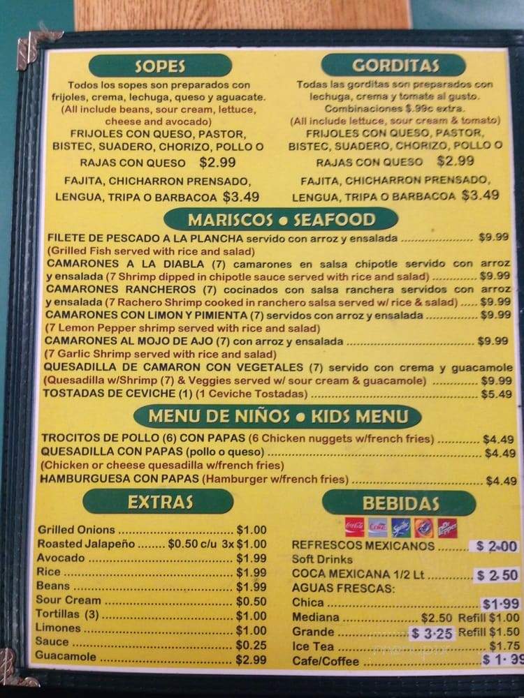 El Atoron Taqueria & Restaurant - Grand Prairie, TX menu_pic
