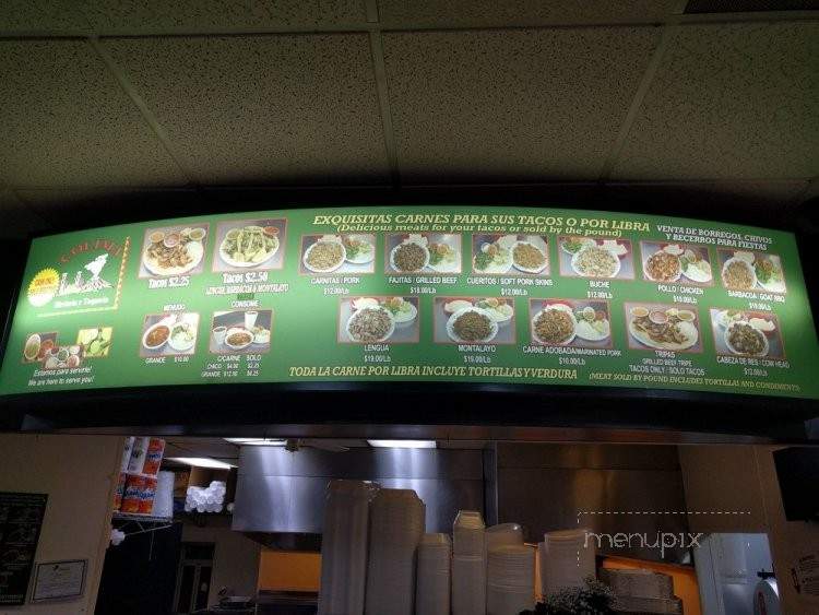 Taqueria Colima - Lewisville, TX menu_pic