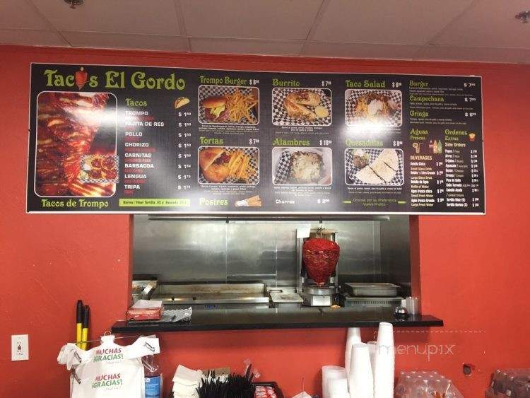 Tacos El Gordo - McKinney, TX menu_pic