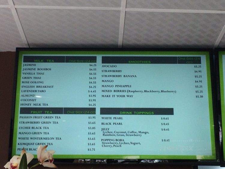 Mantra Leaf Cafe - Richardson, TX menu_pic
