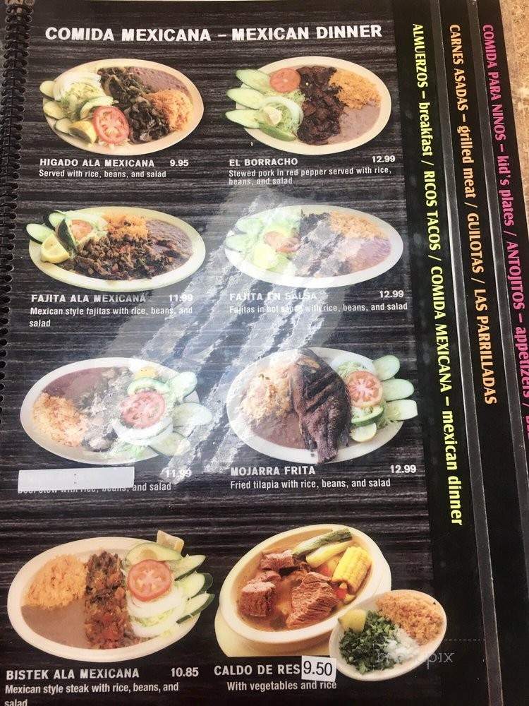 Taqueria Y Restaurante El Paisano - Richardson, TX menu_pic