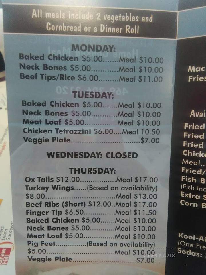 Mckenzie's Kitchen and Catering - DeSoto, TX menu_pic