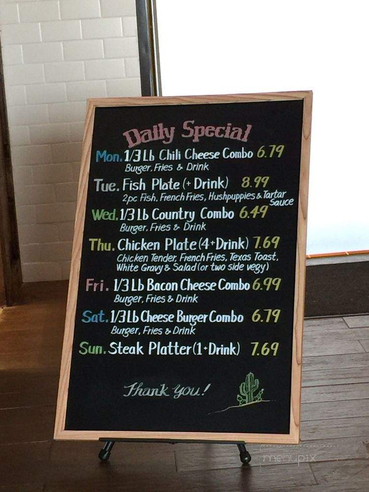 Country Burger House - Forney, TX menu_pic