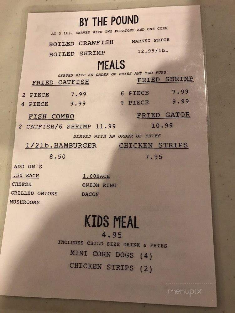 Salt Lickers - Grand Saline, TX menu_pic