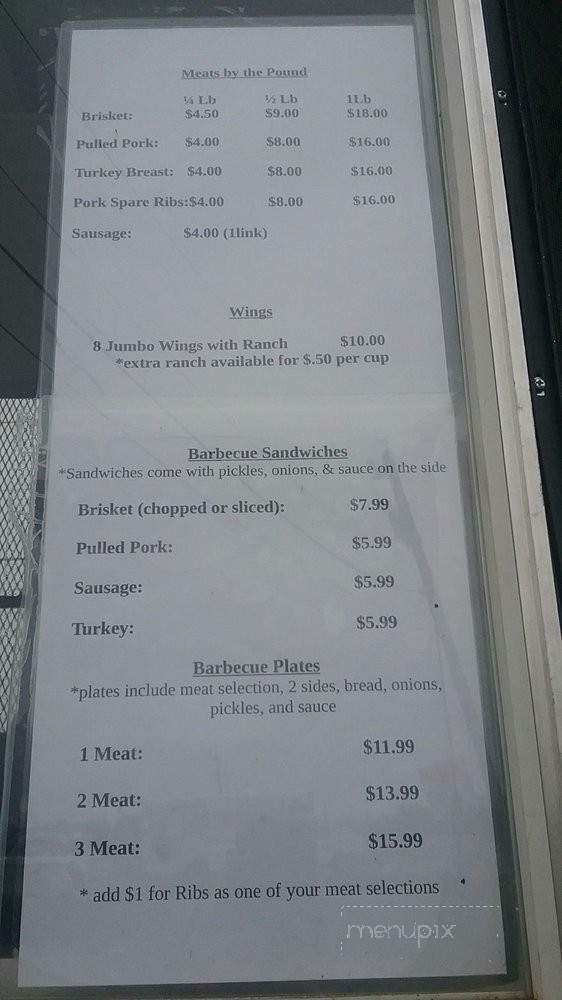 Smoke Sessions Barbecue - Royse City, TX menu_pic