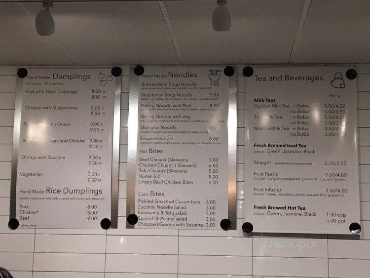 Hello Dumpling - Dallas, TX menu_pic