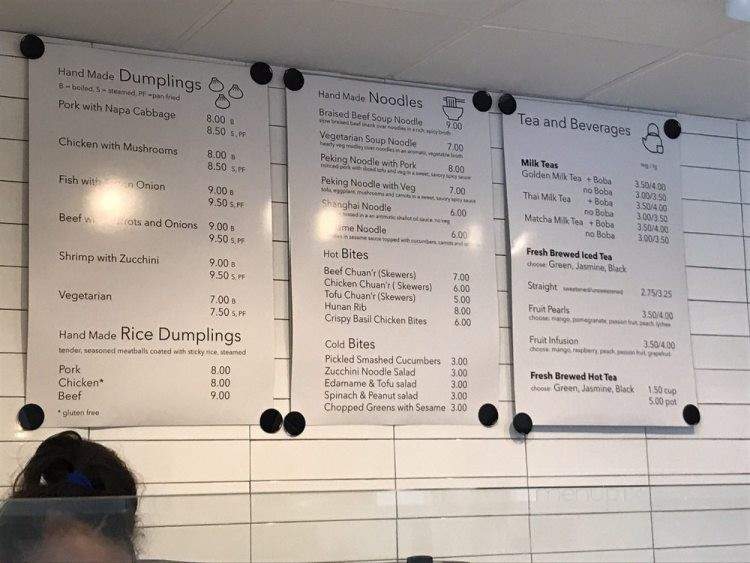 Hello Dumpling - Dallas, TX menu_pic