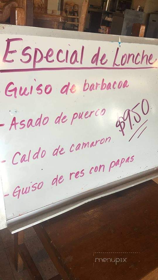 Monterrey Mexican Grill and Sports Bar - Dallas, TX menu_pic