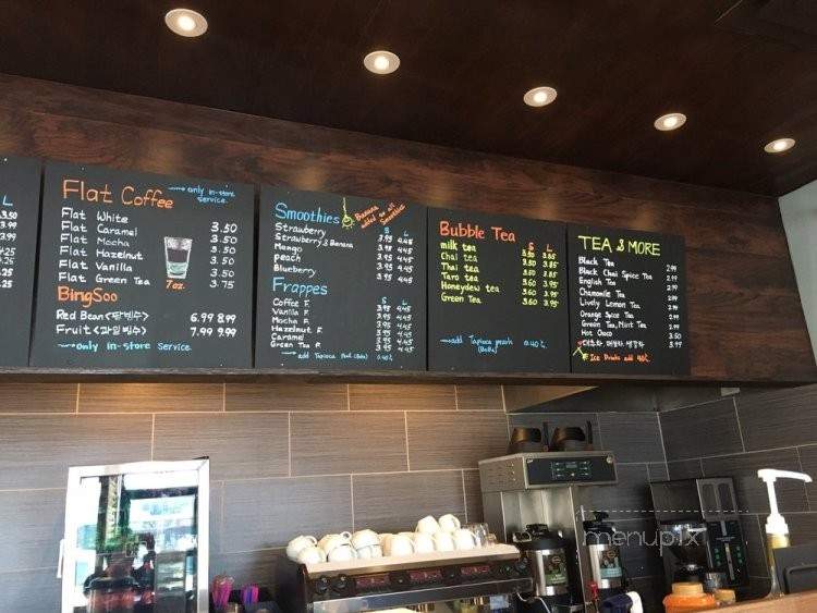 Peridot Coffee - Dallas, TX menu_pic