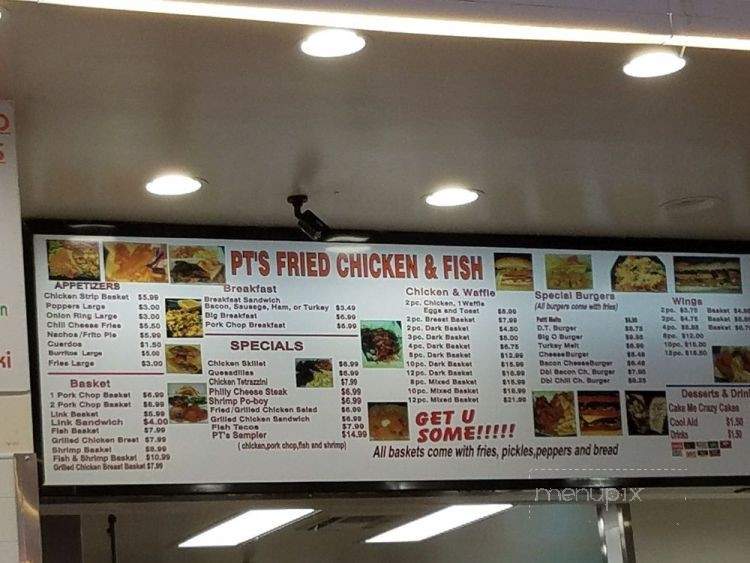PT's Fried Chicken - Dallas, TX menu_pic