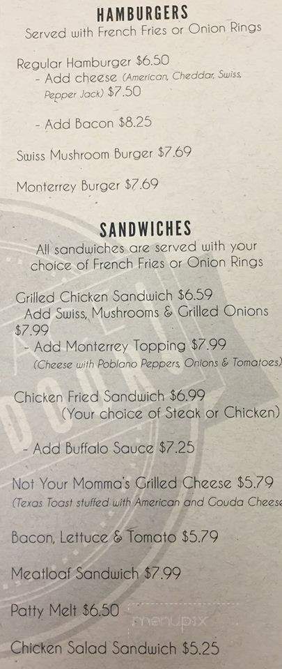 The Place Next Door - Dallas, TX menu_pic