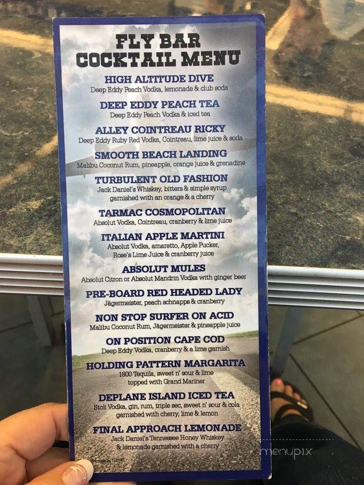 Fly Bar - Irving, TX menu_pic