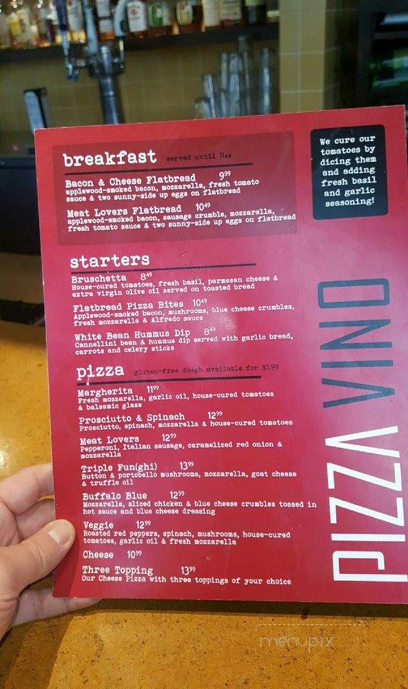 PizzaVino - Dallas, TX menu_pic