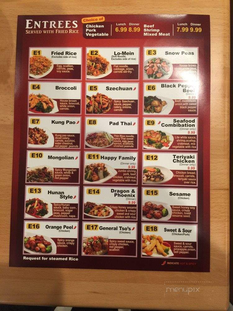 RICExpress - Princeton, TX menu_pic